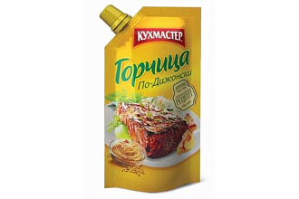 Горчица по -Дижонски 140гр Кухмастер 