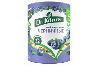 Хлебцы DR.Korner Злаковый коктейль Черничный 100г
