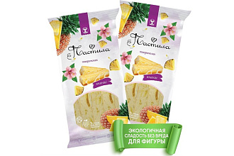 Пастила творожная со вкусом Ананас 170гр.