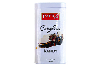 Чай черный листовой Ceylon Kandy ж/б 100гр Кубань Ти