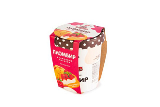 Мороженое ведро Сыр-Малина 250гр. Пестравка