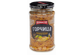 Горчица Столовая Французская 190гр Кухмастер 