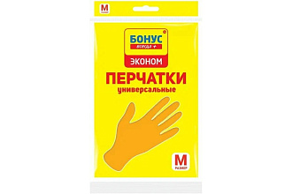 Перчатки латексные Эконом М
