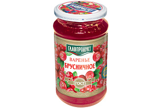 Варенье Брусничное 550г ст/б Главпродукт