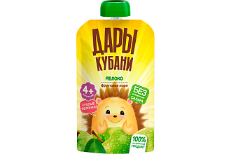 Пюре Яблоко 90гр Дары Кубани