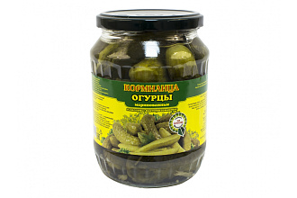 Огурцы маринованные 680 гр Кормилица