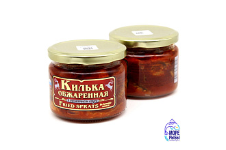 Килька каспийская обжаренная в томатном соусе 240 гр.