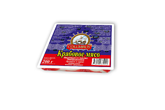 Крабовое мясо Columbus 200гр.