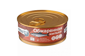 Килька каспийская, обжаренная в т/с 240гр Рыбная Деревня