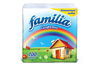 Салфетки Familia, 100шт