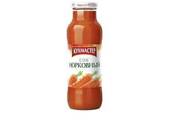 Сок Морковный с мякотью 0,7л ст/б Кухмастер