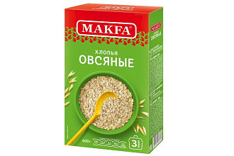 Хлопья овсяные 0,4 Макфа