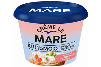 Кальмар рубл. с креветкой в соусе на р.м 150гр. Балтийский Берег 